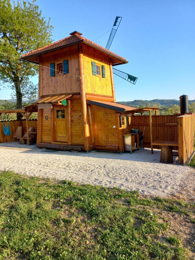 Unique Wooden Holiday House In Nature Vila Lukovica pri Domzalah Exterior foto